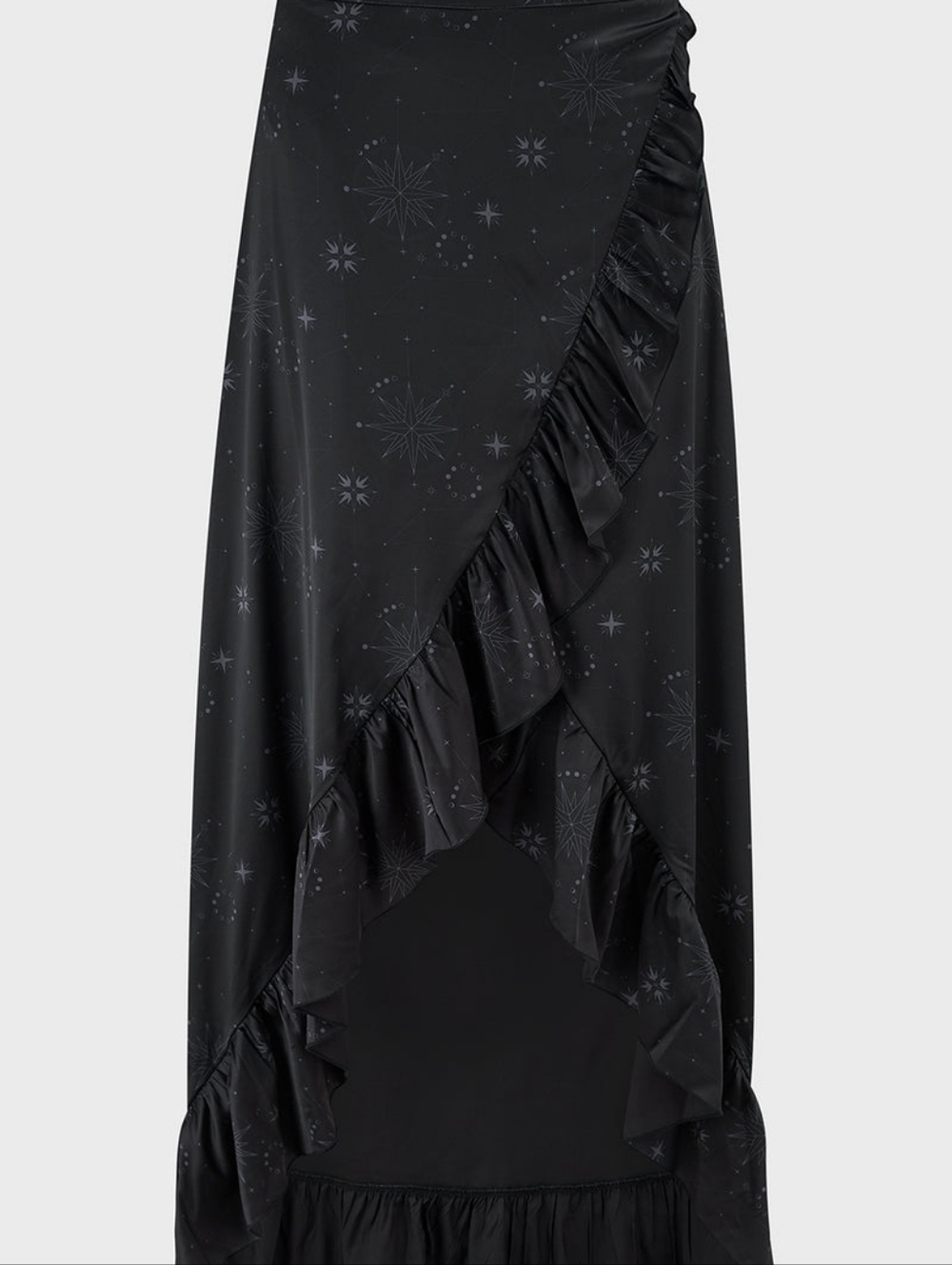 KILLSTAR Starveil Skirt Large Astrolgical Print Maxi Skirt Whisimigoth Nwt - Picture 2 of 4